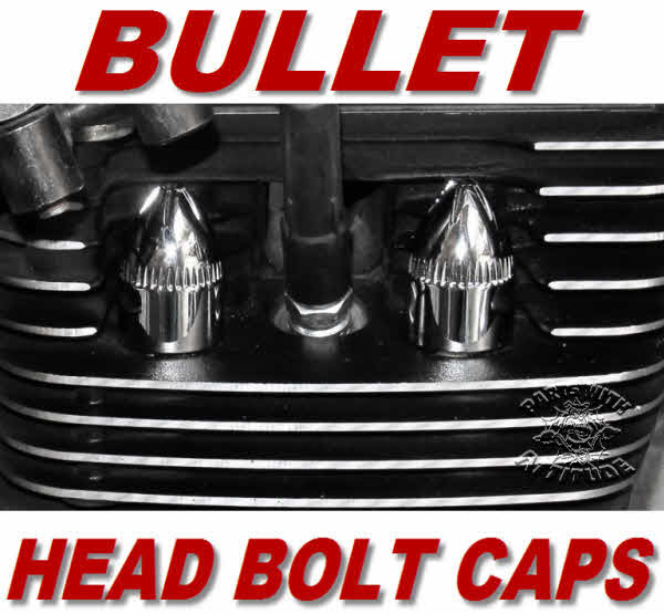 Bullet Caps for Harley Head Bolt