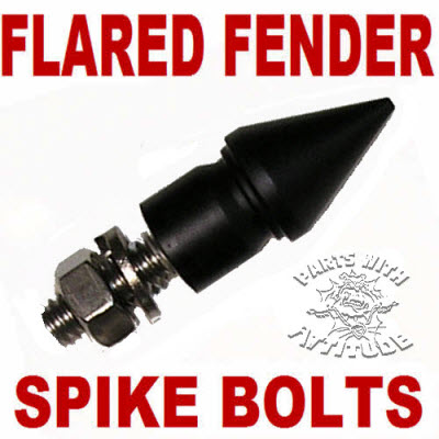 Black Tall Truck Flared Fender Spikes (TEMPORARILY OUT)