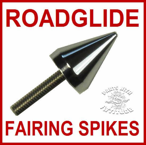 Chrome Roadglide Windshield Fairing Spike Bolts